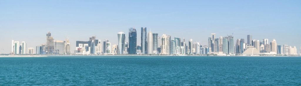 Skyline de Doha au Qatar