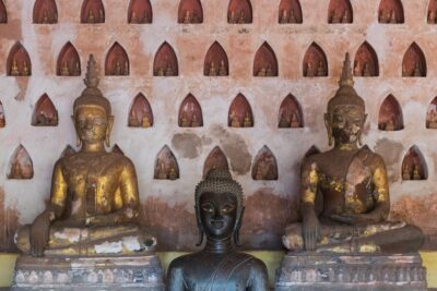 Temple à Vientiane au Laos