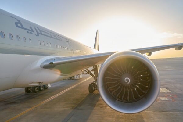 Avion de la compagnie Qatar Airways