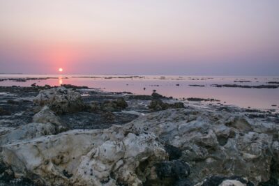 Coucher de soleil au Qatar