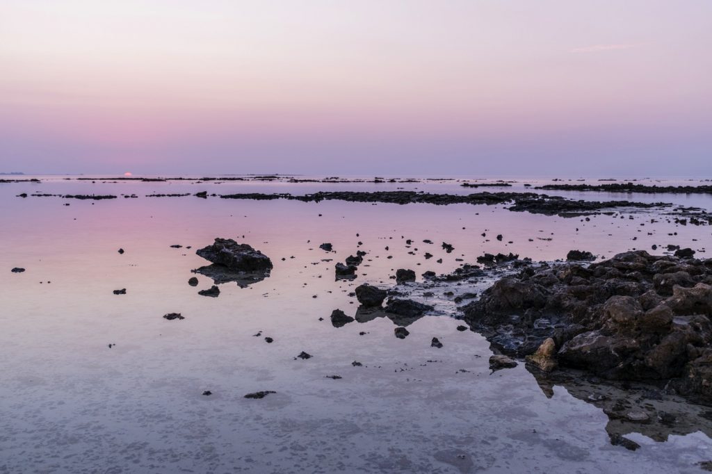 Coucher de soleil au Qatar