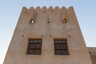 Fenêtres à l'intérieur du fort al Zubarah