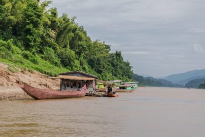 Rive du Mékong au Laos