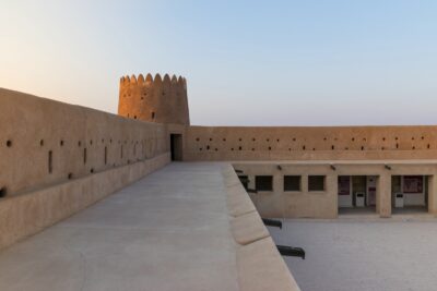 Au sommet du fort Al Zubarah au Qatar