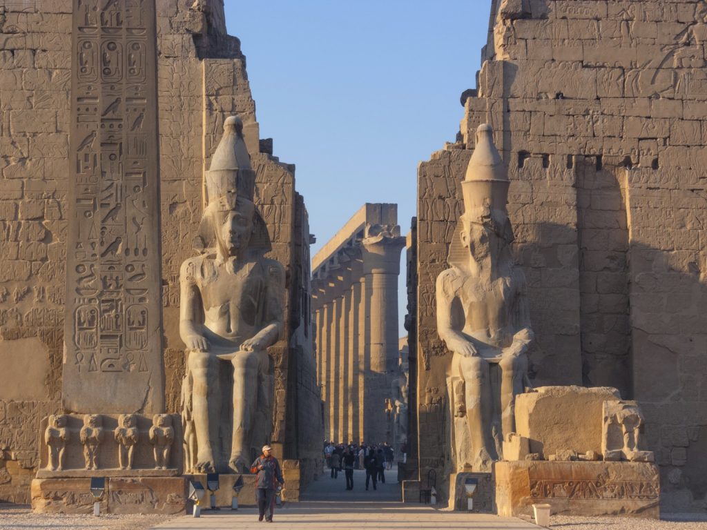 Entrée du temple de Louxor