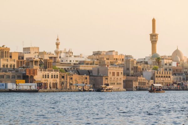 Coucher de soleil sur Bur Dubai