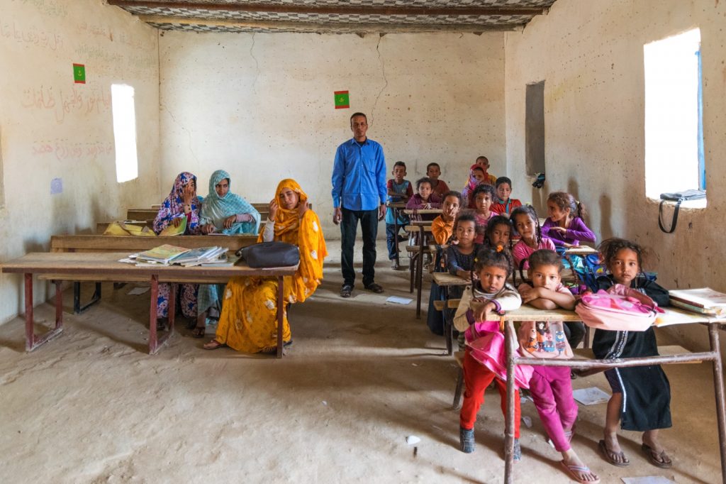 Ecole à Tergit en Mauritanie