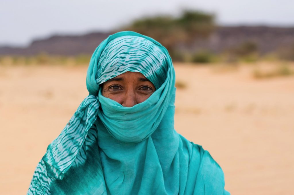 Portrait de Baiba en Mauritanie