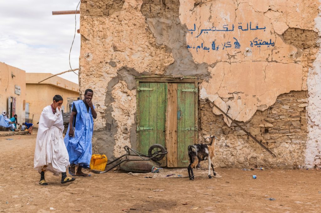 Rue d'Atar en Mauritanie