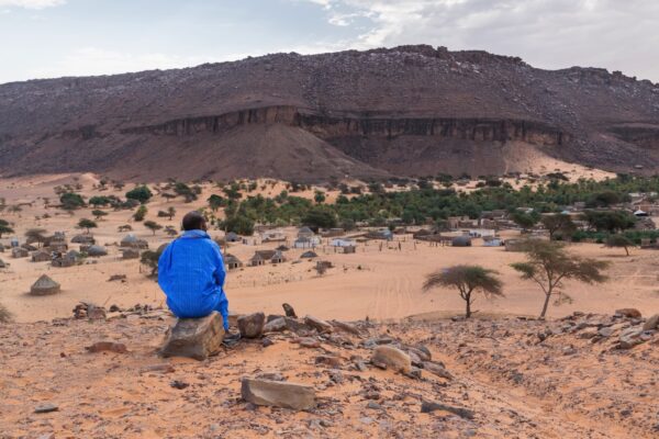 Vue sur Tergit en Mauritanie