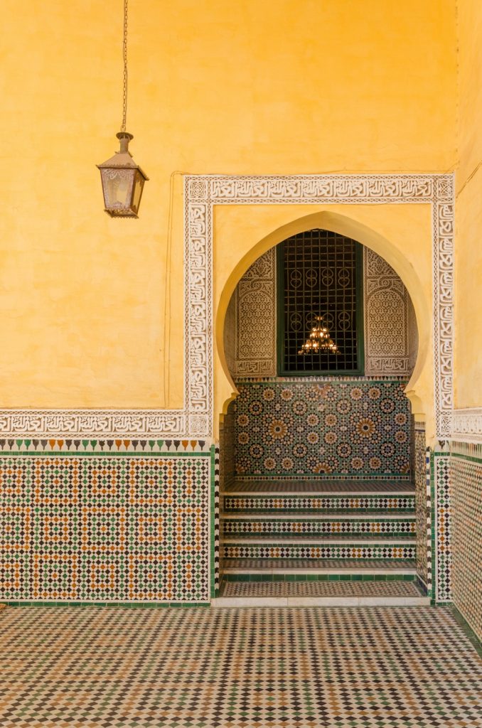 Mausolée de Moulay Ismail à Meknes au Maroc