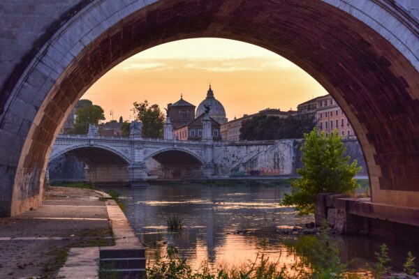 Pass pour visiter Rome : coucher de soleil