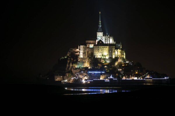 Mont Saint Michel de nuit