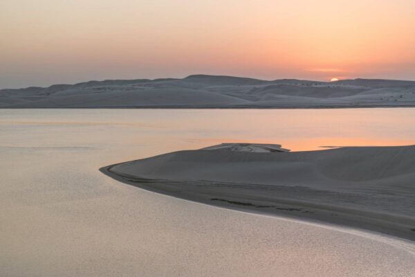 Coucher de soleil à Khor al Adaid