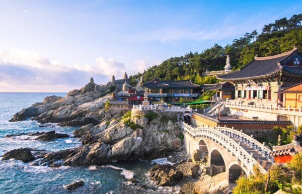 Temple Haedong Yonggungsa à Busan en Corée du Sud