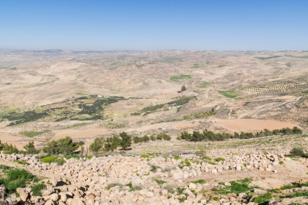 Vue depuis le Mont Nébo en Jordanie