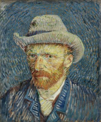 Autoportrait de Van Gogh au Van Gogh Museum d'Amsterdam