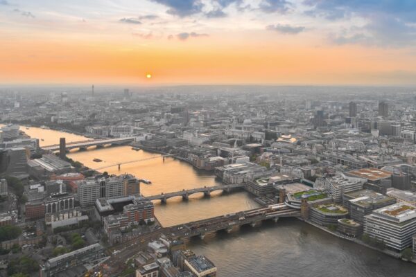 Vue panoramique sur Londres