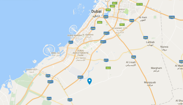 Carte de l'hôtel Bab al Shams dans le désert de Dubaï