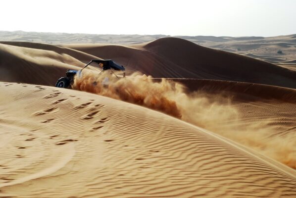 Quad dans le désert de Dubaï