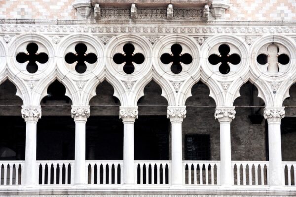 Façade du palais des Doges de Venise