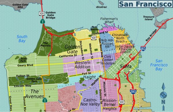 Quartiers de San Francisco où se loger
