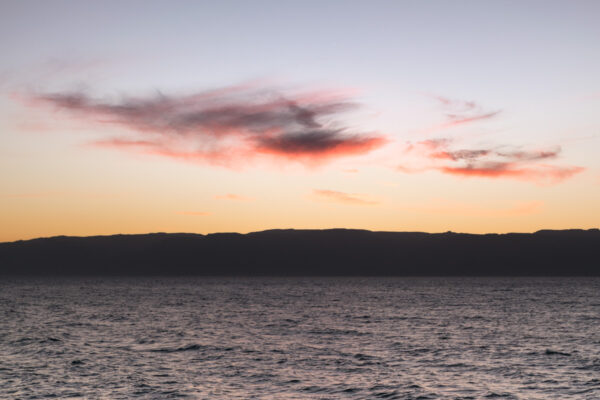 Coucher de soleil à Aqaba en Jordanie