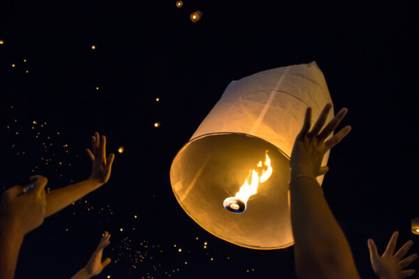 Festival des lanternes en Thaïlande