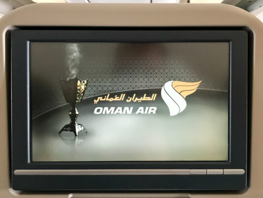 Avis Oman Air : divertissement à bord