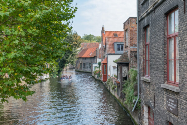 Canaux de Bruges en Belgique