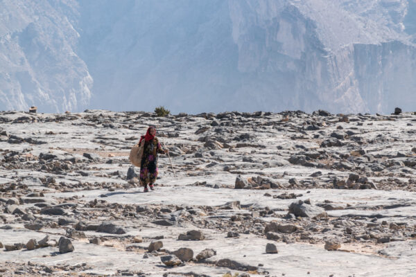 Femme au jebel Shams