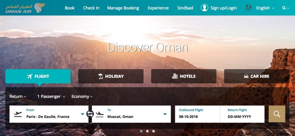 Réserver un vol Oman Air : avis
