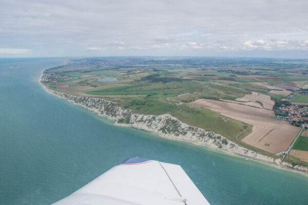 Survol du Cap Blanc-Nez