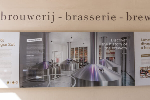 Visite d'une brasserie à Bruges