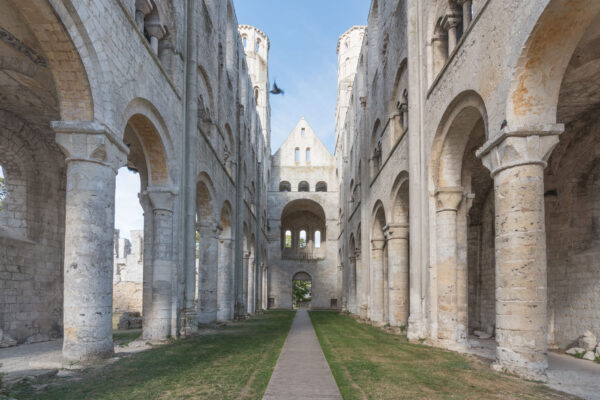 Abbaye en Jumièges en Normandie