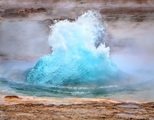 Geysir au coeur du Cercle d'Or islandais