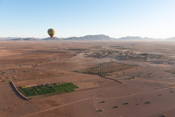 Montgolfière au Maroc