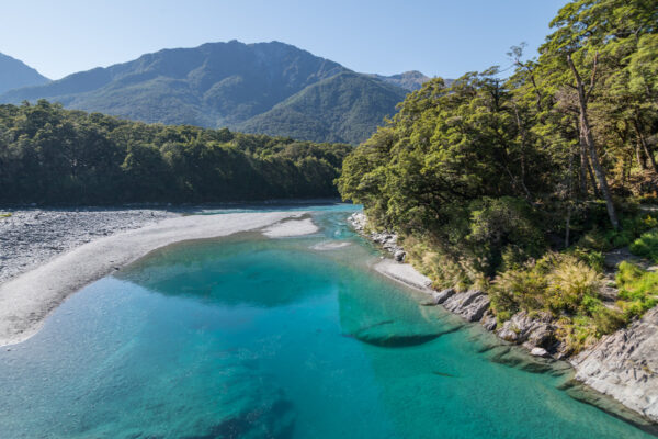 Blue Pools en NZ