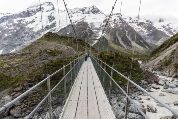 Hooker Valley Track en NZ