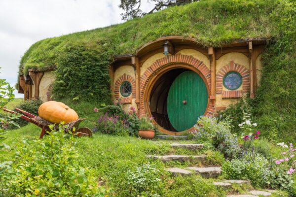 Maison de Frodon et Bilbon Sacquet à Hobbiton