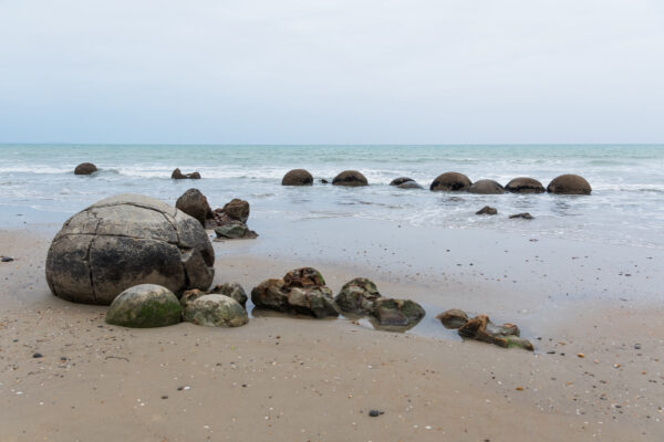 Moeraki Boulders en Nouvelle-Zélande