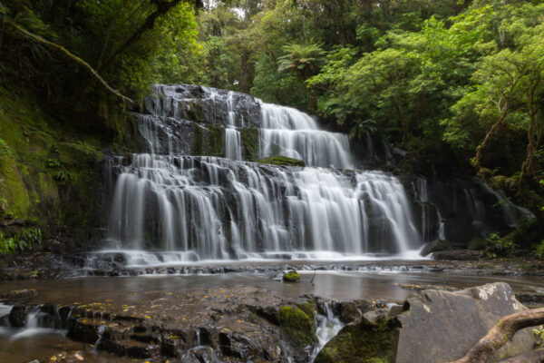 Purakaunui Falls en Nouvelle Zélande