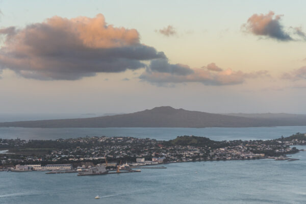 Rangitoto depuis la Sky Tower