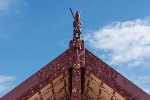 Village maori en Nouvelle-Zélande