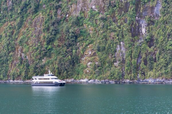 Bateau à Milford Sound