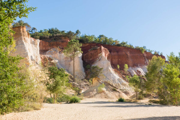 Colorado provençal dans le parc naturel régional du Luberon