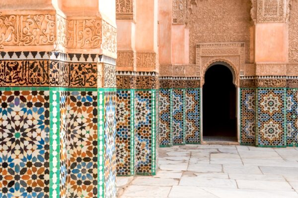 Médersa Ben Youssef à Marrakesh au Maroc