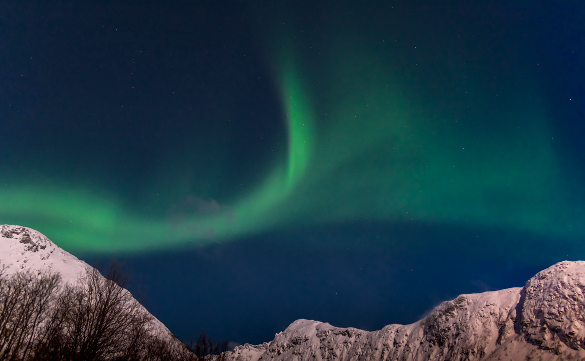 Aurore boréale en Norvège