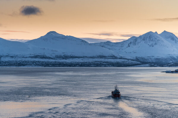 Coucher de soleil à Tromso