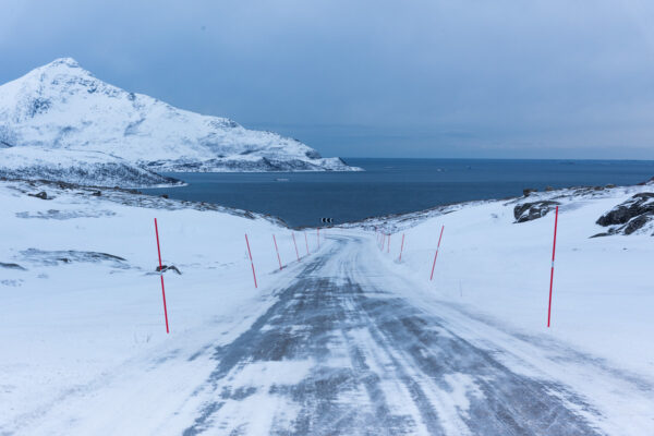 Route vers Tromvik depuis Tromso